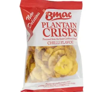 Bmac Plantain Chips Chilli x24 (1 box)