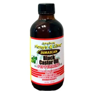 JM & L Black castor oil peppermint 118ml