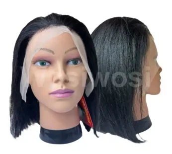The Bundle Virgin Remy Human Hair Natual Black  Bob Wig 10 inches
