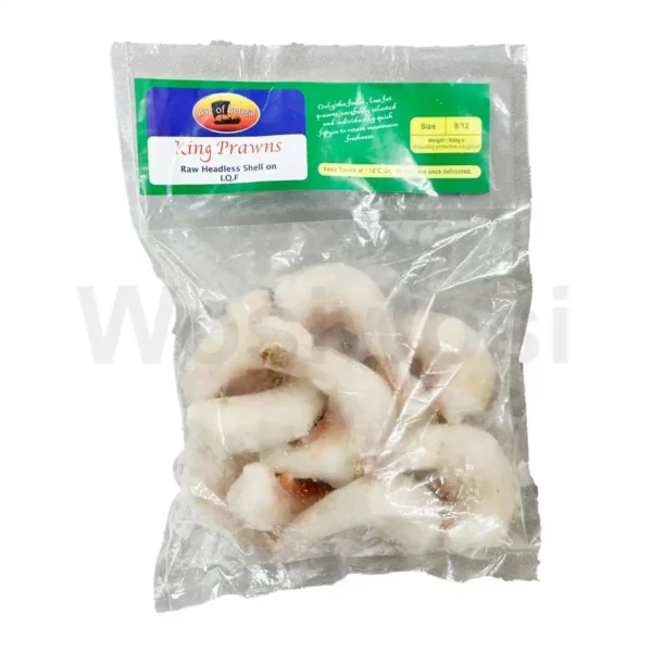 BOB King Prawn Size 8/12 500g