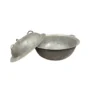Iron Pot Semi Round Bottom Arewa Size 40 With Lid