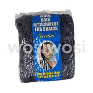 Wool Hair Attachment for Braid Color Purple